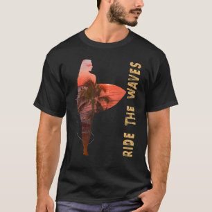 Camiseta Verano Tropical De Surf Para Mujeres Hombres Ondea