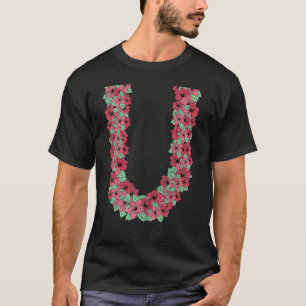 Camiseta Verano tropical Hawaii Hibiscus Floral Lei