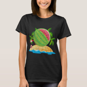 Camiseta Verano tropical vacaciones Palm Trees Beach Waterm