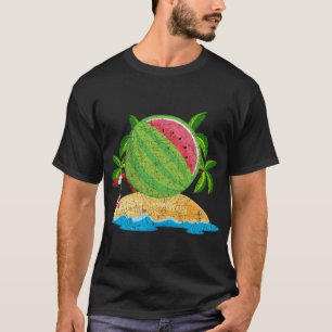 Camiseta Verano tropical vacaciones Palm Trees Beach Waterm