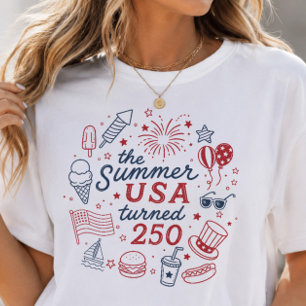 Camiseta Verano USA Cumplió 250