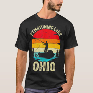 Camiseta Verano Vacacional Pesca Retro de cosecha Ohio Pyma