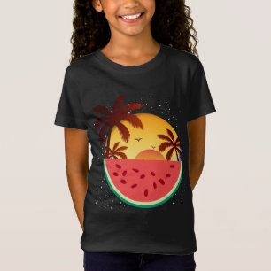 Camiseta Verano Vacaciones Atardecer Ropa Fruta Exótica