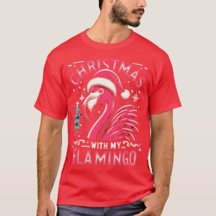 Camiseta Verano Vacaciones Flamingo Lover Funny Navidades E