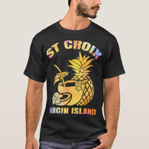 Camiseta Verano Vacaciones Retro Isla Virgen Santa Cruz