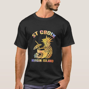 Camiseta Verano Vacaciones Retro Isla Virgen Santa Cruz