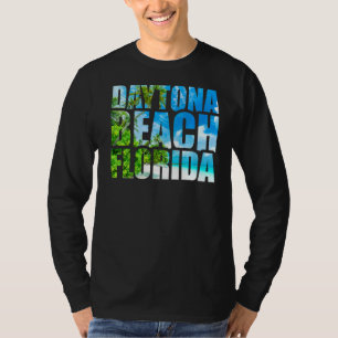 Camiseta Verano Vacaciones Retro Sunset Florida Daytona Bea
