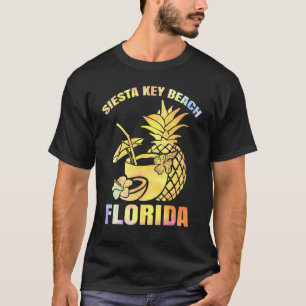 Camiseta Verano Vacaciones Retro Sunset Florida Siesta Key 