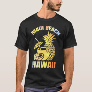 Camiseta Verano Vacaciones Retro Sunset Hawaii Maui Beach