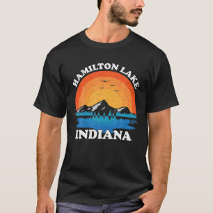 Camiseta Verano Vacaciones Retro Sunset Indiana Hamilton La