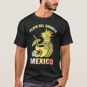 Camiseta Verano Vacaciones Retro Sunset México Playa Del Ca
