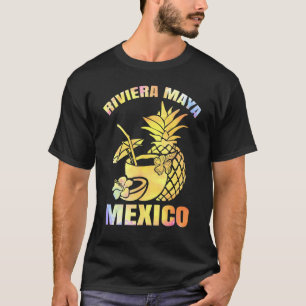 Camiseta Verano Vacaciones Retro Sunset México Riviera Maya