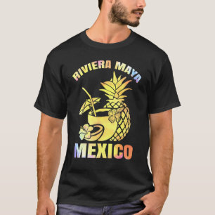 Camiseta Verano Vacaciones Retro Sunset México Riviera Maya