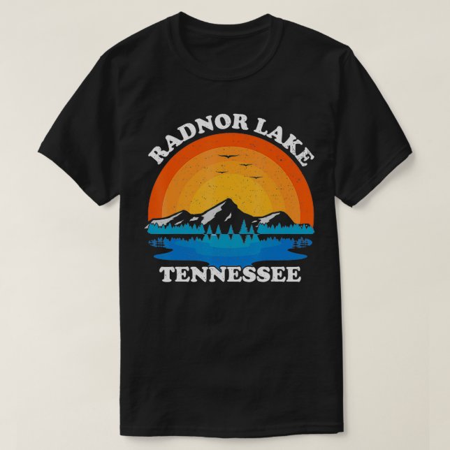 Camiseta Verano Vacaciones Retro Sunset Tennessee Radnor La (Diseño del anverso)