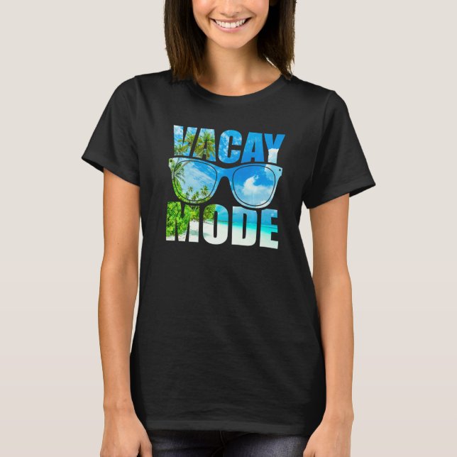Camiseta Verano Vacaciones Tropical Beach Palm Tree Ocean V (Anverso)