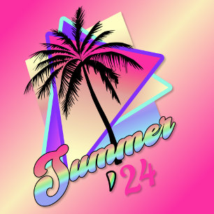Camiseta Verano Vaporwave 2024