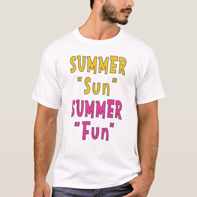 Camiseta Verano verano divertido (Anverso)