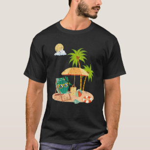 Camiseta Verano Vibes Beach Plantas de frutas exóticas Wate