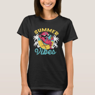 Camiseta Verano Vibes Beach Vacaciones Flip Flop