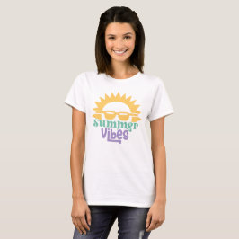 Camiseta Verano Vibes Boho Retro
