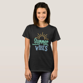Camiseta Verano Vibes Boho Retro