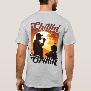 Camiseta Verano Vibes Chillin’ y Grillin’ Front & Back