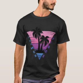 Camiseta Verano Vibes Retro Sunset