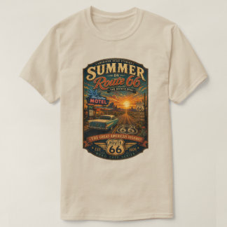 Camiseta Verano Vintage en la Ruta 66