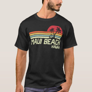 Camiseta Verano Vintage Hawaii Maui Beach