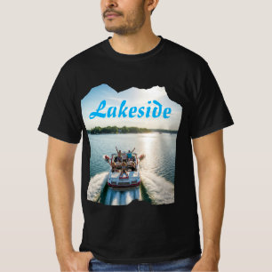 Camiseta Verano vintage y vacaciones familiares a orillas d