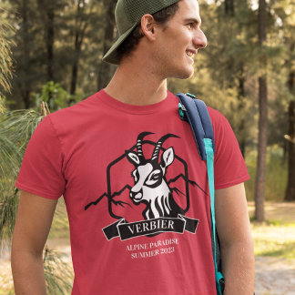 Camiseta Verbier Alpinist Chamois Mountain Goat