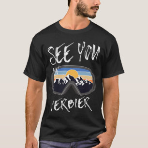 Camiseta Verbier Suiza Senderismo Esquí Vacacional