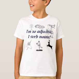 Camiseta ¡Verbo este sustantivo!