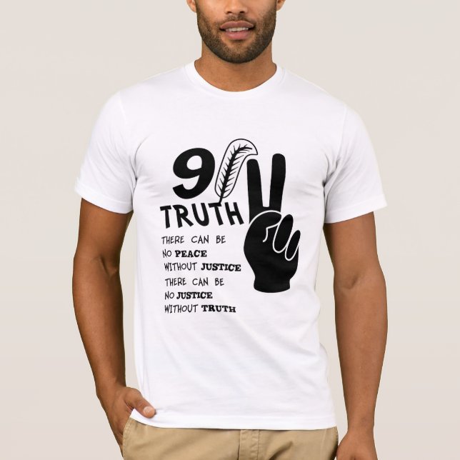 Camiseta Verdad 911 ninguna paz sin justicia (Anverso)