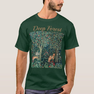 Camiseta VERDAD, ANIMALES FORESTALES Hares, Fox, Floral Ver