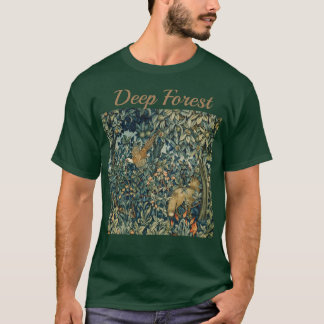 Camiseta VERDAD, ANIMALES FORESTALES Pheasant, Fox, Green F
