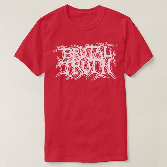 CAMISETA VERDAD BRUTAL (Diseño del anverso)
