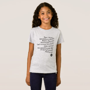 Camiseta Verdad de T1d (chica)