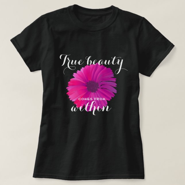Camiseta Verdadera belleza (Diseño del anverso)