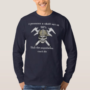 camiseta verdadera del maquinista de la escuela