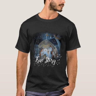 Camiseta Verdadera Historia Cristiano Jesús Ger Natividad