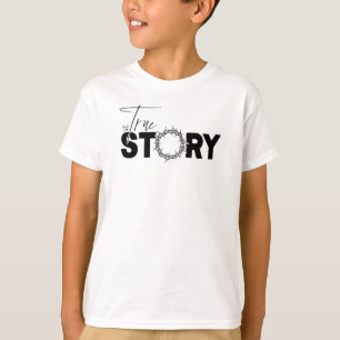 Camiseta Verdadera Historia Cruz Cristiana de Pascua
