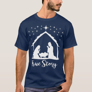 Camiseta Verdadera Historia De Jesús Nacimiento