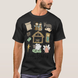 Camiseta Verdadera Historia Lucas Jesús Natividad Religiosa