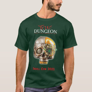 Camiseta Verdadera Mazmorra - Skull Con