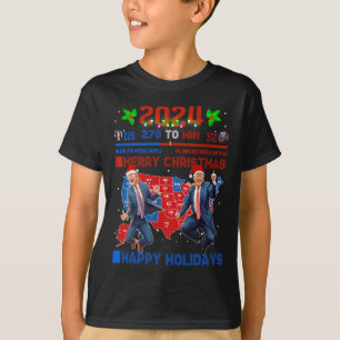 Camiseta Verdadera Navidad en el mapa electoral de 2024 Tru