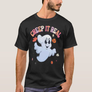 Camiseta Verdaderamente Fantasma Niños Chicas Coste Hallowe