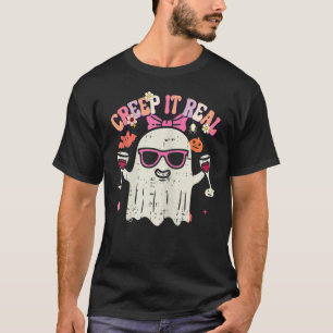 Camiseta Verdaderamente Fantasma Niños Chicas Coste Hallowe