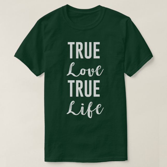 Camiseta Verdadero amor (Diseño del anverso)