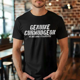 Camiseta Verdadero Cascarrabias Solo Un Estado De Ánimo Es 